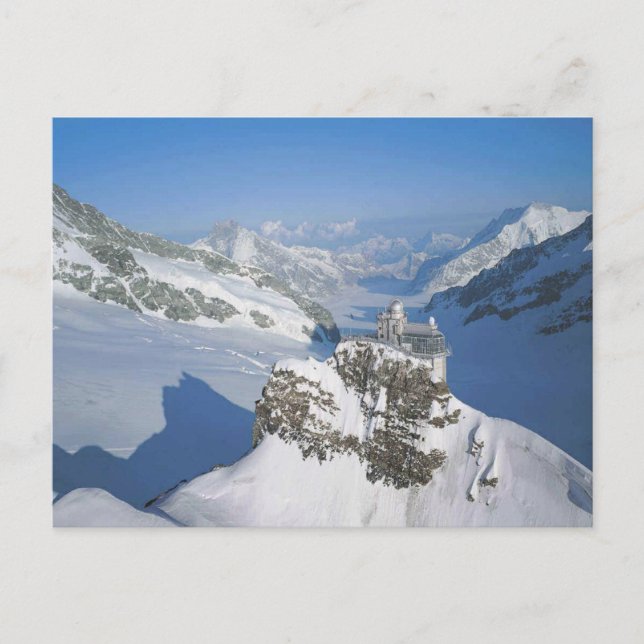 Carte Postale Jungfraujoch, le sommet de l'Europe (Devant)