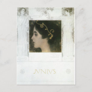 Carte Postale Junius par Gustav Klimt
