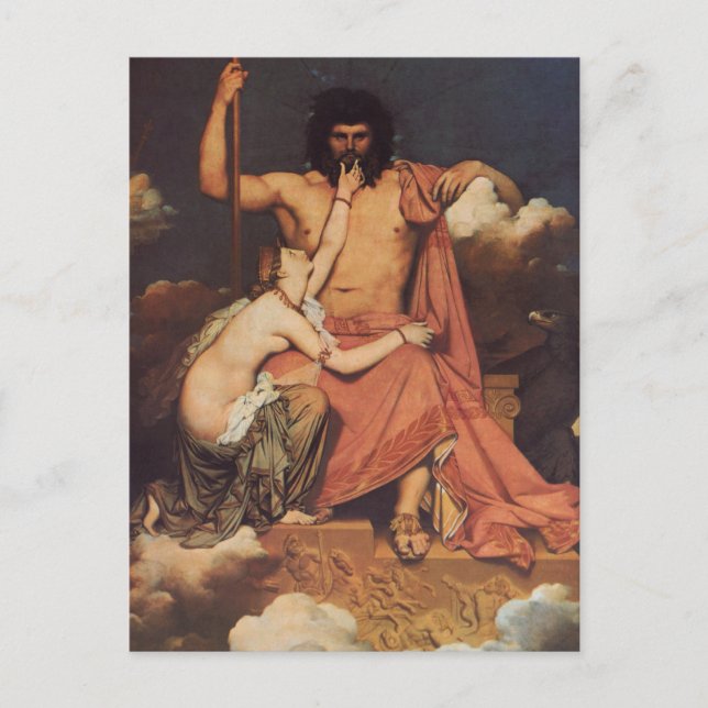 Carte Postale Jupiter et Thetis (Devant)