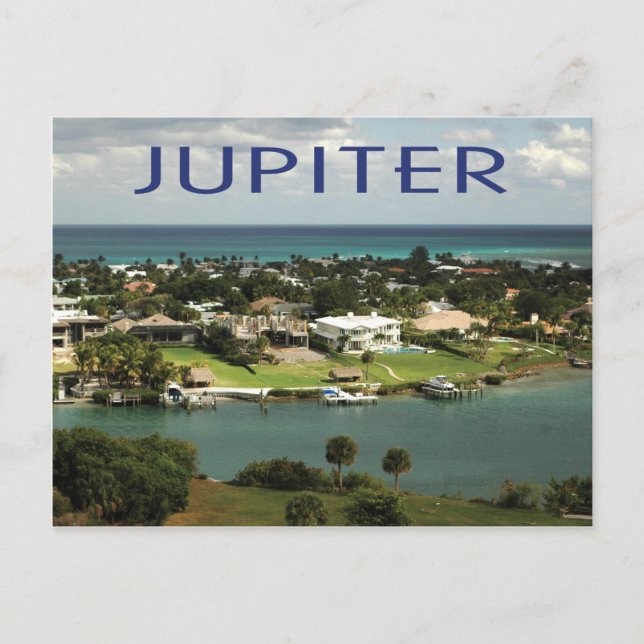Carte Postale Jupiter, Floride photo Pittoresque (Devant)
