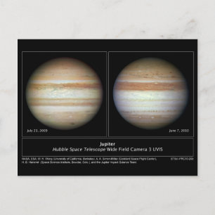 Carte postale Jupiter le 7 juin 2010