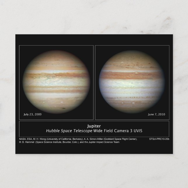Carte postale Jupiter le 7 juin 2010 (Devant)