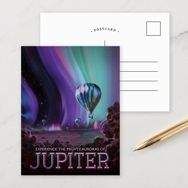 Carte Postale Jupiter | Visions de l'avenir de la NASA (Créateur téléchargé)