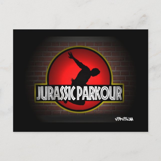 Carte Postale Jurassi Parkour cartolina (Devant)