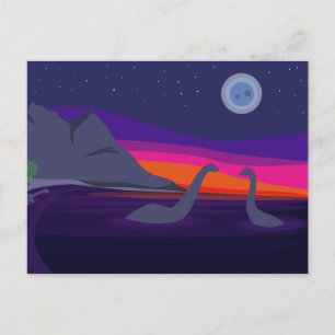 Carte Postale Jurassic Sunset