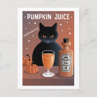 Carte Postale Jus de citrouille
