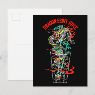 Carte Postale Jus de fruit du dragon