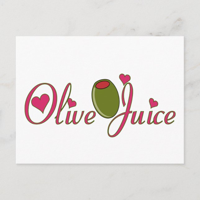 Carte Postale Jus d'olive (Devant)