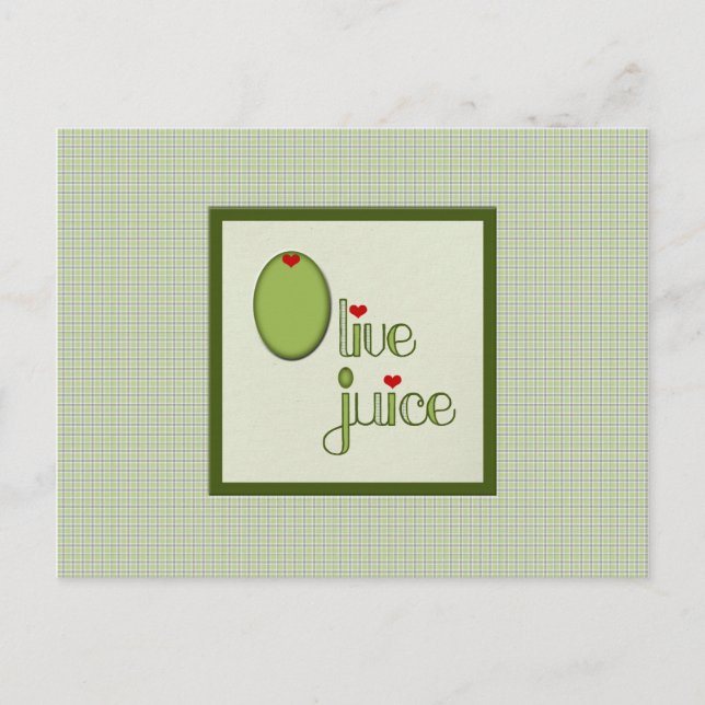 Carte Postale Jus d'olive (Devant)