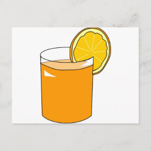 Carte Postale Jus d'orange
