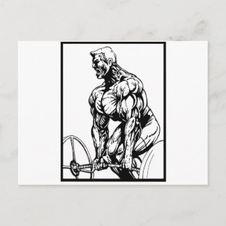CARTE POSTALE JUSQU'À CE QUE VOUS PUISSIEZ BODYBUILDING LOGO