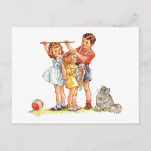 Carte Postale "Jusqu'À Quelle Taille Êtes-Vous ?"