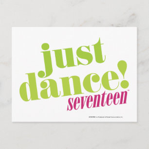 Carte Postale Juste danse - vert