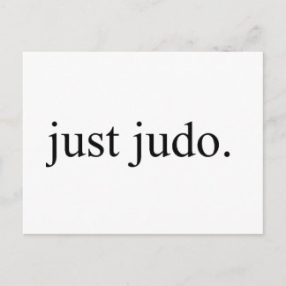 Carte Postale Juste Judo