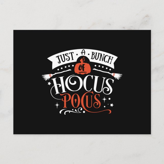 Carte Postale Juste un tas de hocus pocus (Devant)