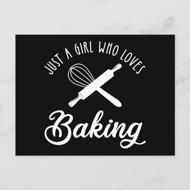 Carte Postale Juste Une Fille Qui Aime Faire La Cuisine (Devant)
