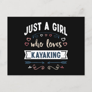 Carte Postale Juste une fille qui aime les cadeaux drôles de Kay