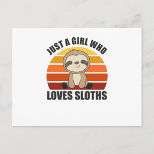 Carte Postale Juste Une Fille Qui Aime Les Fentes Douce Coeur Sl