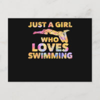 Juste Une Fille Qui Aime Nager Drôle Filles De Nag