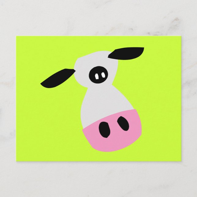 Carte Postale Juste une vache (Devant)