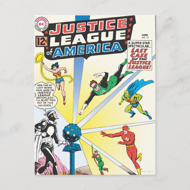 Carte Postale Justice League of America Numéro 12 - Juin (Devant)