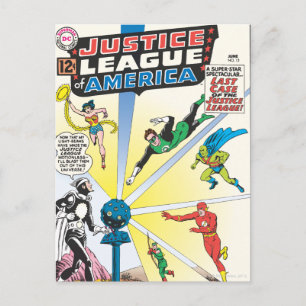 Carte Postale Justice League of America Numéro 12 - Juin