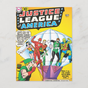 Carte Postale Justice League of America Numéro 4 - Mai