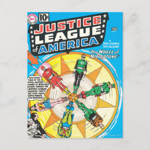 Carte Postale Justice League of America Numéro 6 - Sept