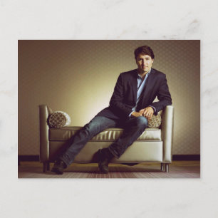 Carte Postale Justin Trudeau en jeans 2014