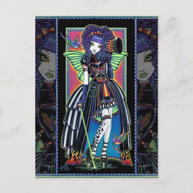 Carte postale Juxtapose Rainbow Fairy Carnival (Devant)