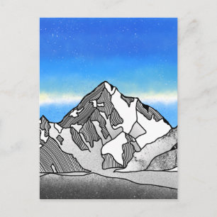 Carte Postale K2 Mount Godwin-Austen Chhogori