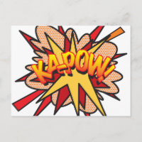 KA-POW Amusement Rétro Pop Art Bande Dessinée