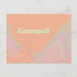 Carte postale Kaanapali Maui Hawaii Pastel Wings