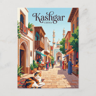 Carte Postale Kachgar Chine