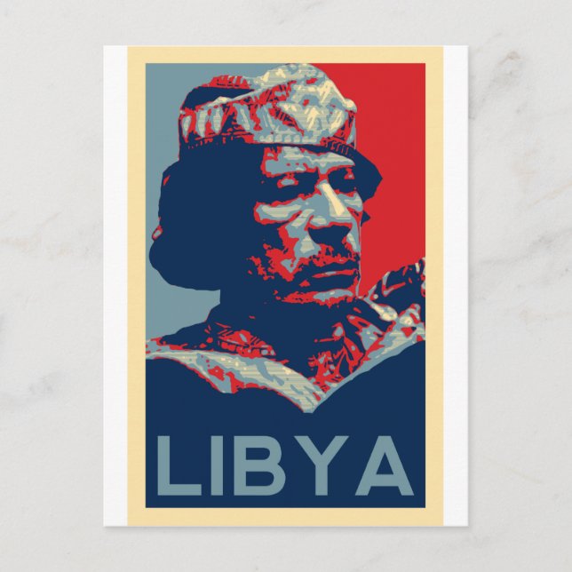 Carte Postale Kadhafi - Libye (Devant)