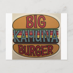 Carte Postale Kahuna Burger