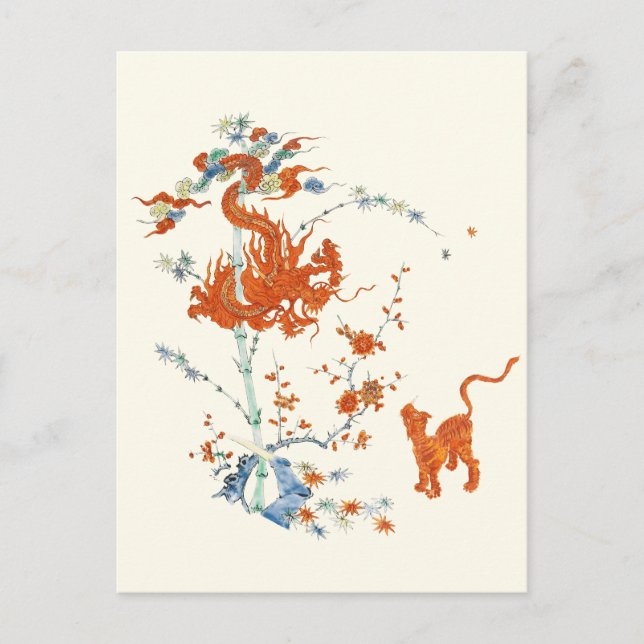 Carte Postale Kakiemon Dragon Tiger 1775 (Devant)