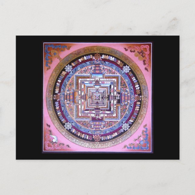 Carte Postale Kalachakra Mandala (Devant)