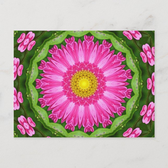 Carte Postale Kaleidoscope Aster (Devant)