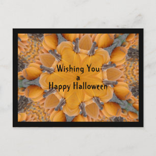 Carte postale Kaléidoscope de citrouilles Joyeux H