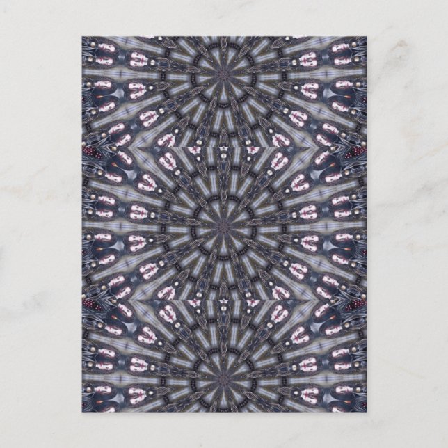 CARTE POSTALE KALEIDOSCOPE PSYCHÉDÉLIQUE /MÉMOIRES MYSTIQUES (Devant)