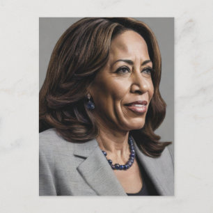 Carte Postale Kamala Harris 2024 1er Indian Black Melanin Sista
