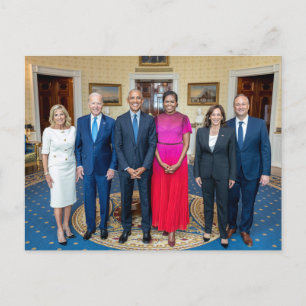 Carte Postale Kamala Harris et les Obama & Bidens
