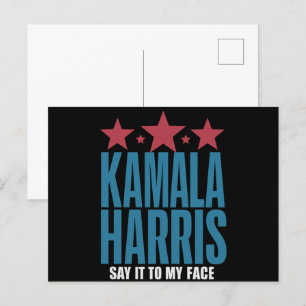 Carte Postale Kamala Harris Si Vous Avez Quelque Chose À Dire