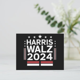 Carte Postale KamalaHarris TimWaltz 2024
