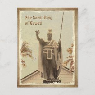 Carte Postale Kamehameha I. - the Great King of Hawaii