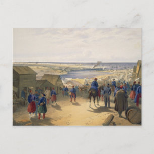 Carte Postale Kamiesch, plate from 'The Seat of War in the East'