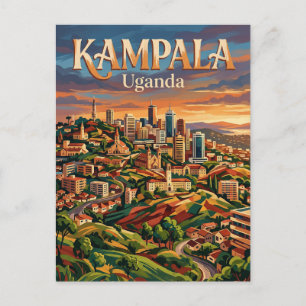 Carte Postale Kampala Sept Collines Ouganda