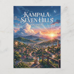 Carte Postale Kampala Sept Collines Ouganda