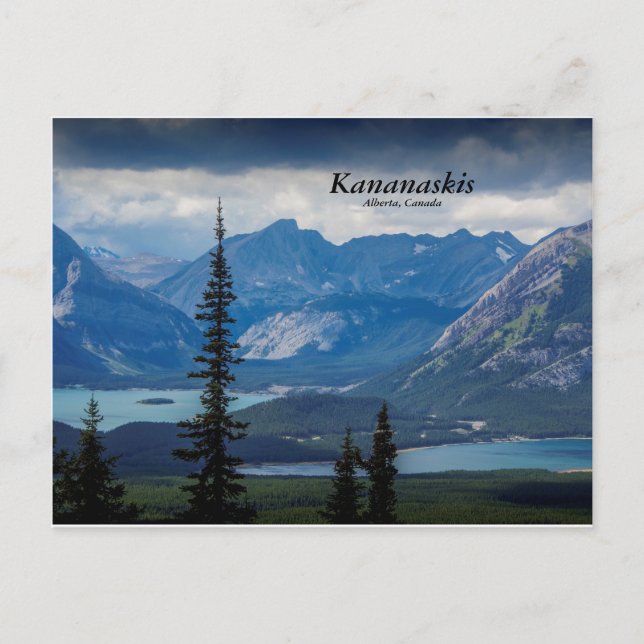 Carte postale Kananaskis Lakes (Devant)